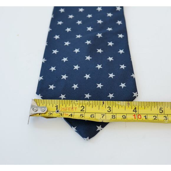VTG 90s Tommy Hilfiger Stars Stripes Silk Tie Preppy Business Americana Grandpa - Picture 12 of 15
